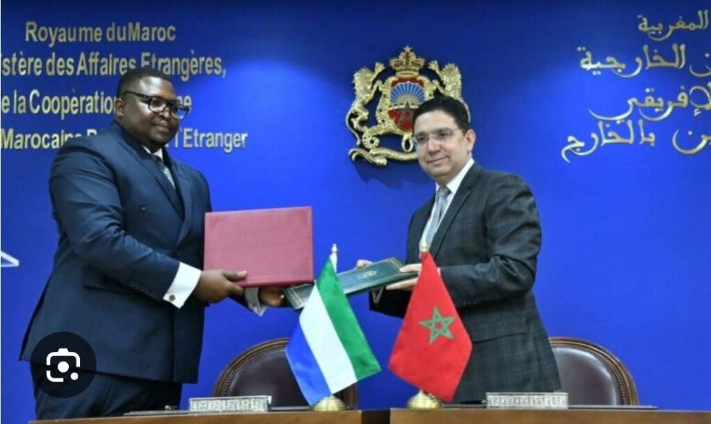 قررت سيراليون الانخراط بشكل كامل في المبادرات الملكية لفائدة غرب إفريقيا (بيان مشترك ) Borit