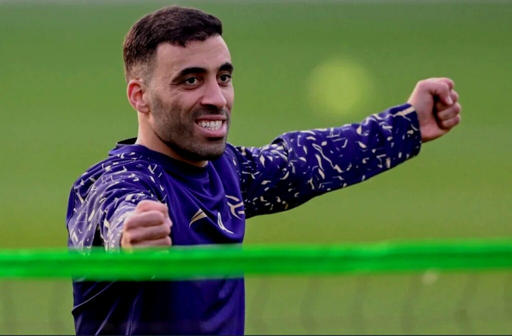 حمد الله: أسعى لتحطيم الرقم القياسي للدوري السعودي وأحلم بالتتويج مع المغرب Img 2324