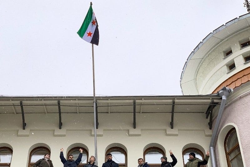 فرحة بين السوريين بالمغرب بعد سقوط نظام بشار الأسد. Syria conflit 9