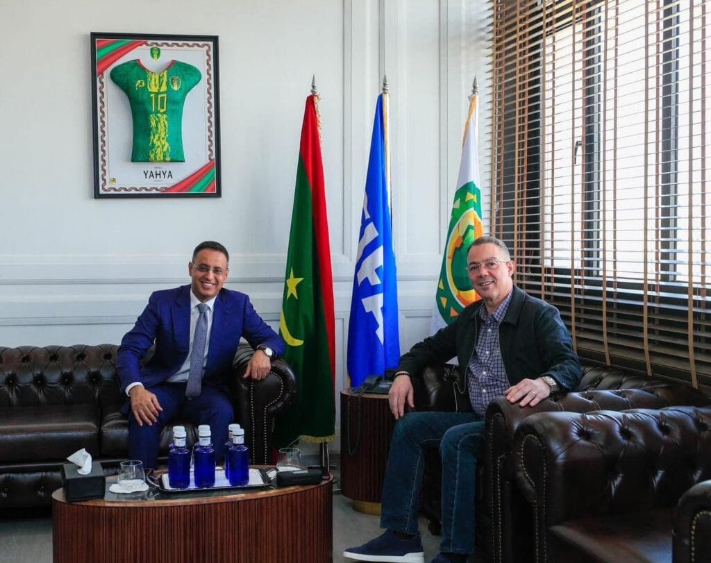 عنوان: لقجع يبحث سبل تعزيز التعاون الكروي مع موريتانيا Img 4883