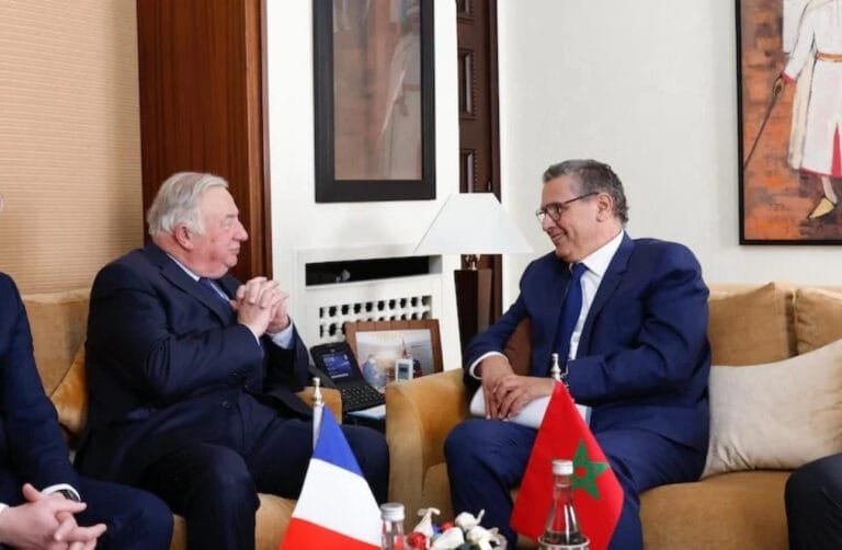 عنوان: تعزيز الشراكة الاستثنائية بين المغرب وفرنسا محور مباحثات أخنوش مع رئيس مجلس الشيوخ الفرنسي Img 4887