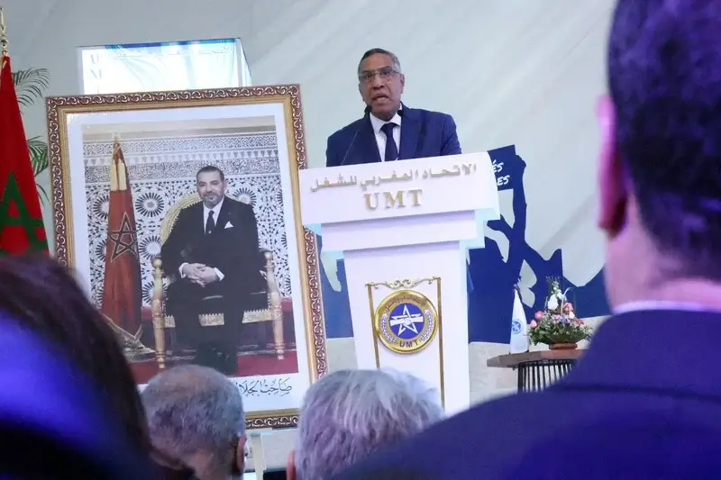 الميلودي مخارق يُجدد الثقة على رأس الاتحاد المغربي للشغل . Umt Congre 2