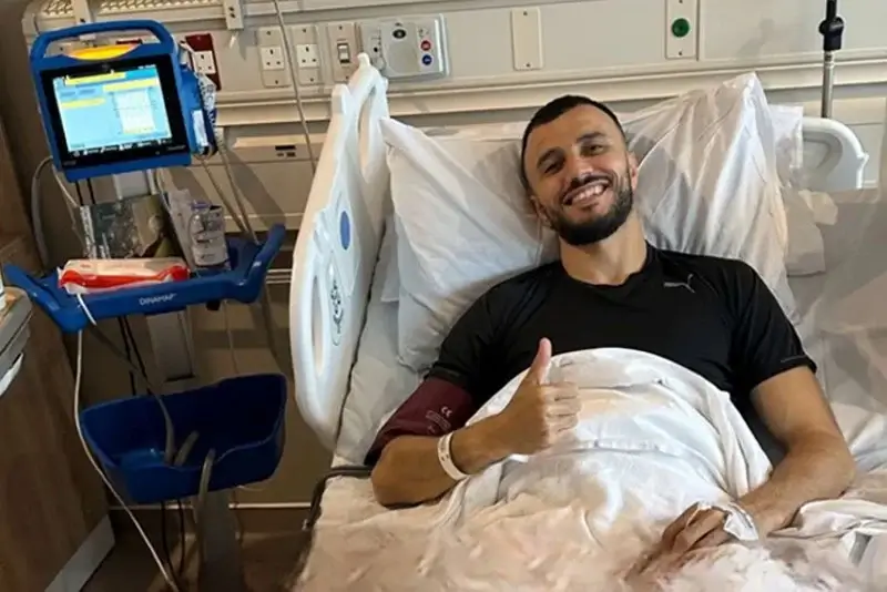 غانم سايس يخضع لعملية جراحية ناجحة . Ghanem Sais