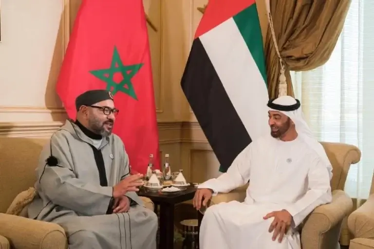 الإمارات تهنئ الملك محمد السادس بعيد الفطر . Mohammed ben zayed al nahyane mohammed vi