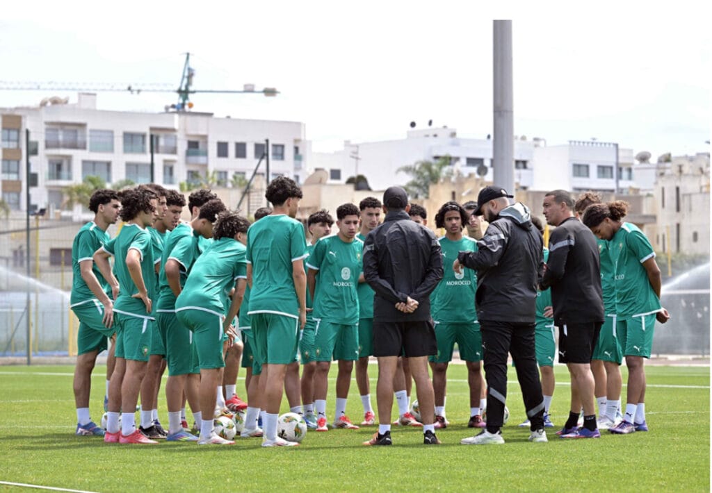 أشبال الأطلس يضعون آخر اللمسات قبل نهائي كأس إفريقيا أمام مالي Img 6287