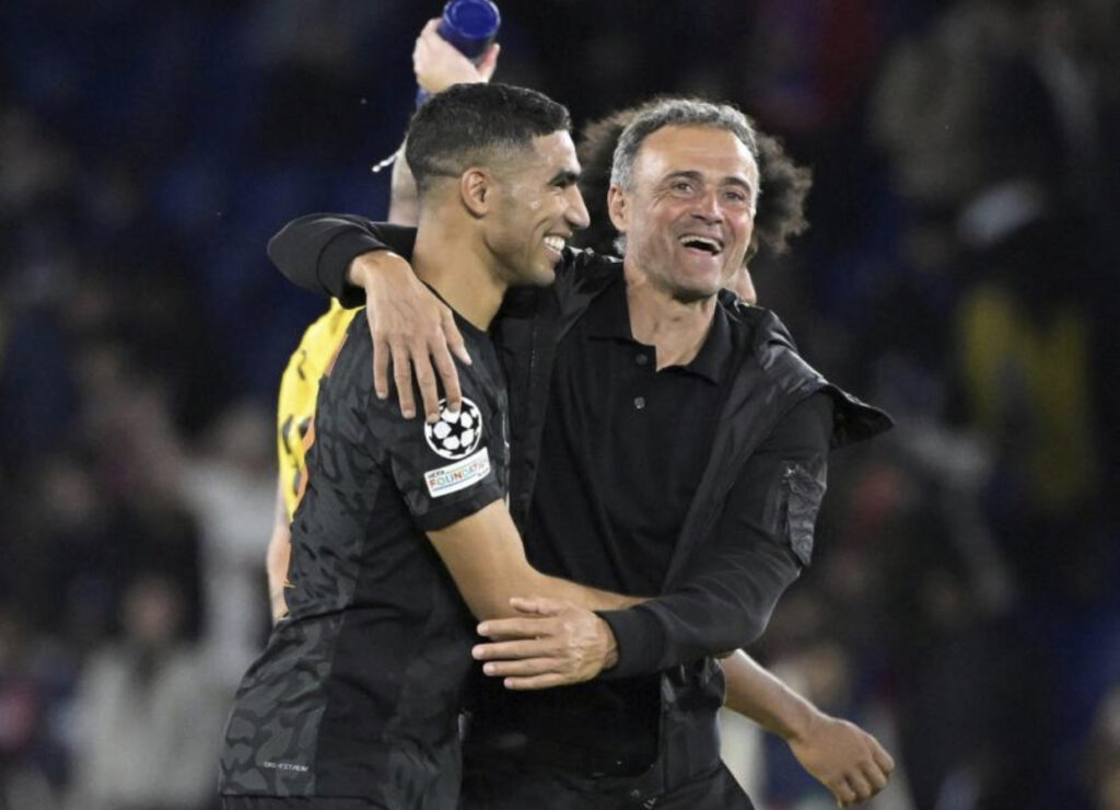 لويس إنريكي يثني على حكيمي: قائد بالفطرة وأفضل ظهير في العالم Img 3232