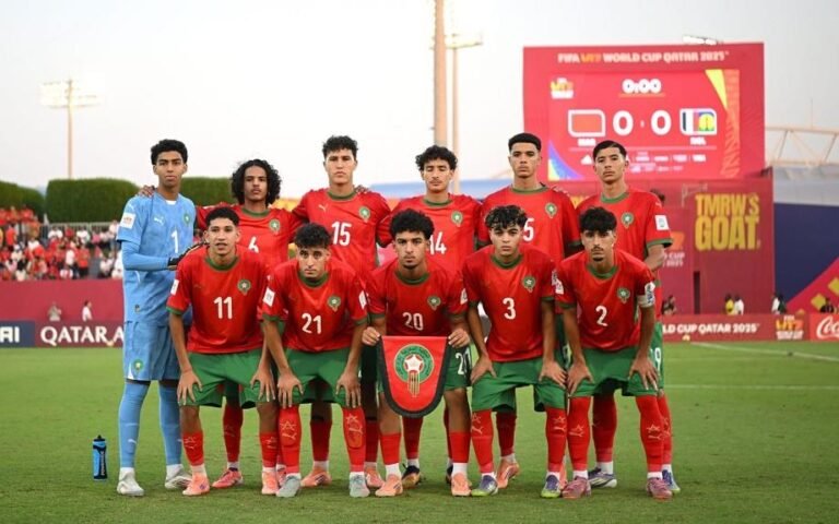 منتخب المغربي لأقل من 17 سنة يحقق فوزاً عريضاً ويحيي آماله في التأهل لكأس العالم Img 4128