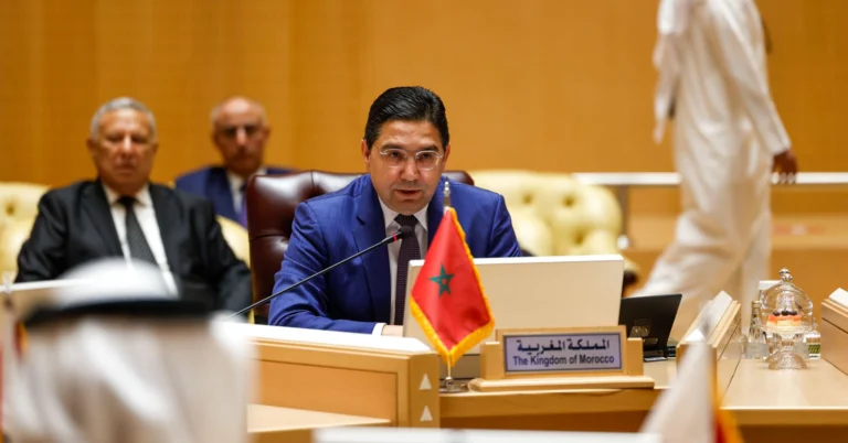 ناصر بوريطة يمثل المغرب في الدورة المستأنفة الـ 165 لوزراء الخارجية العرب بالأردن Img 2434