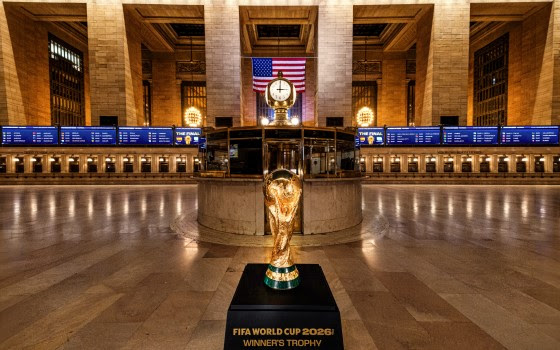 FIFA يُطلق العد التنازلي الدولي لنهائي كأس العالم 2026 من محطة غراند سنترال بنيويورك IMG