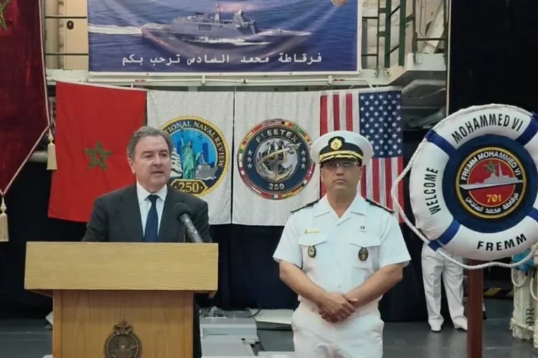 مشاركة البحرية الملكية في احتفالات استقلال الولايات المتحدة تعزز الشراكة المغربية الأمريكية. Marine maroc usa
