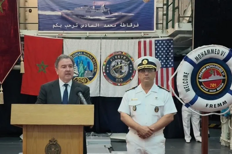 مشاركة البحرية الملكية في احتفالات استقلال الولايات المتحدة تعزز الشراكة المغربية الأمريكية. Marine maroc usa